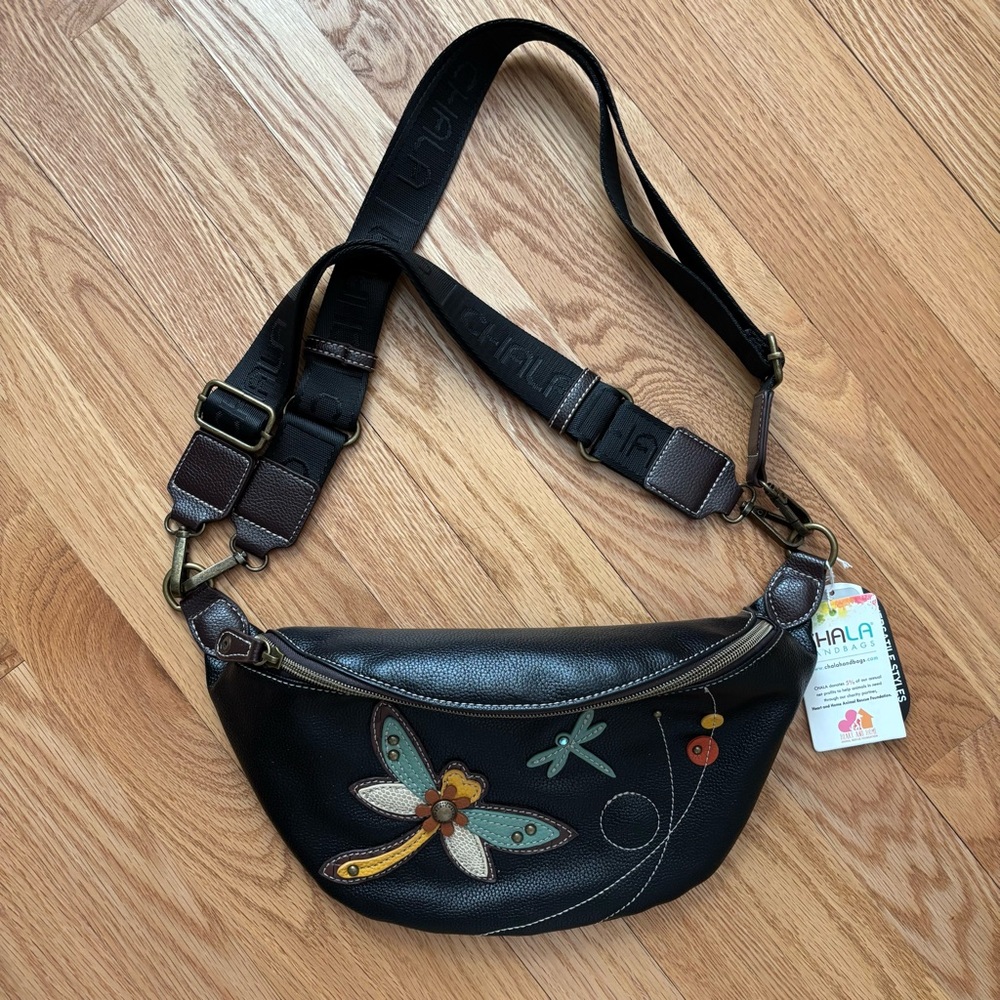 NWT Chala Dragonfly Convertible Fanny Pack Crossbody